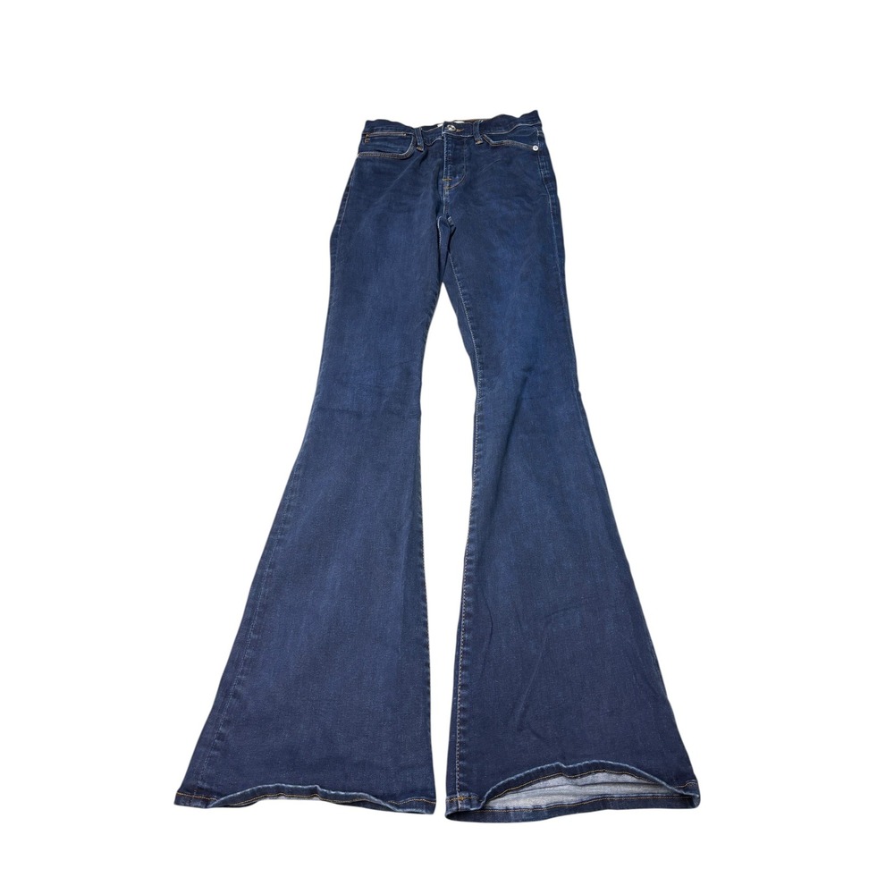 Frame Le High Flare Jeans Claremore Dark Wash High Rise Bell Bottom Womens 27X34